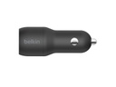 Belkin Autoladegerät Boost Charge 2-Port USB-A  24W + USB-C Kabel