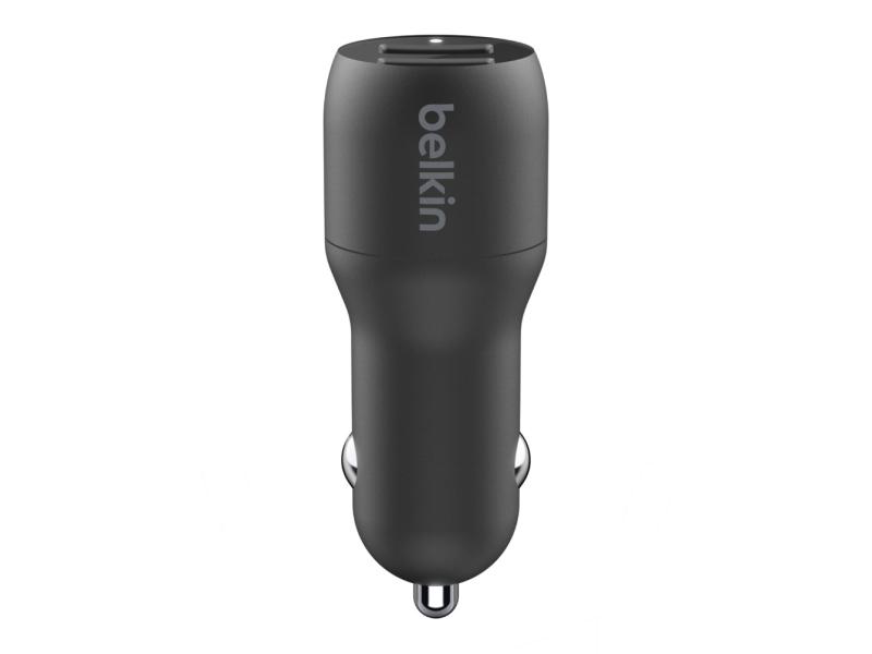 Belkin Autoladegerät Boost Charge 2-Port USB-A  24W + USB-C Kabel