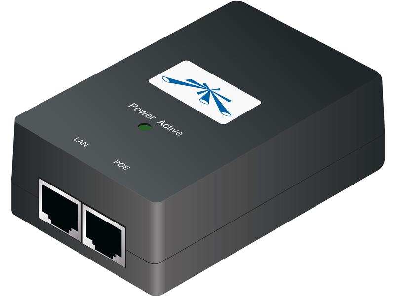 Ubiquiti PoE Injector POE-24-24W 24 Volt FE passiv, 24 Watt