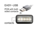 Delock USB 2.0 Adapter Easy USB-A Stecker - USB-A Buchse