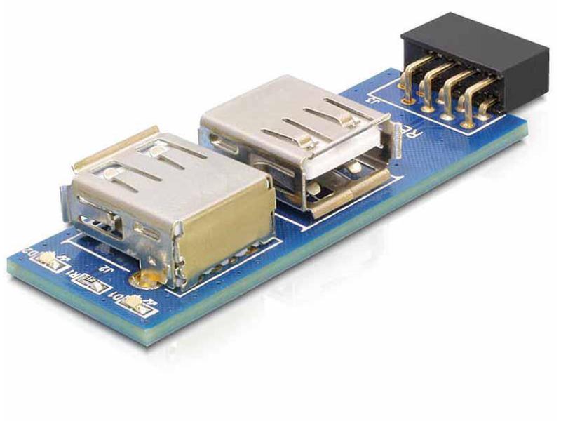 Delock USB 2.0 Adapter USB-A Buchse - USB-Pinheader