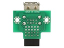Delock USB 2.0 Adapter USB-A Buchse - USB-Pinheader gerade