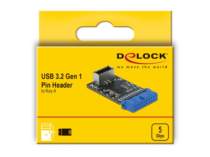 Delock USB 3.1 Adapter USB3.2 Gen1 Pfostenbuchse  - USB Key-A