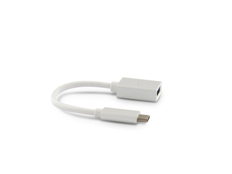 LMP USB 3.0 Adapter USB-C - USB-A 15 cm Verlängerung Silber