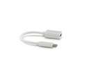 LMP USB 3.0 Adapter USB-C - USB-A 15 cm Verlängerung Silber