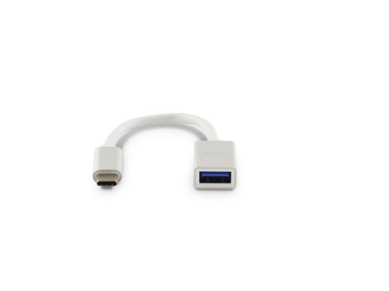 LMP USB 3.0 Adapter USB-C - USB-A 15 cm Verlängerung Silber
