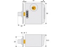 Abus Fenster-Zusatzsicherung FTS3002 Braun
