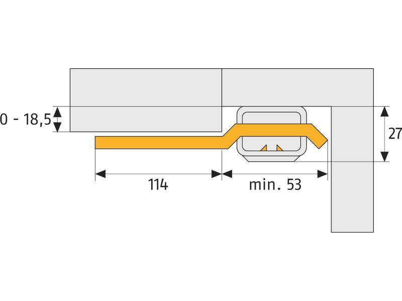 Abus Fenster-Zusatzsicherung SW10 W Weiss Stahl