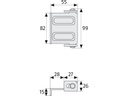 Abus Fenster-Zusatzsicherung SW2 W Weiss Stahl