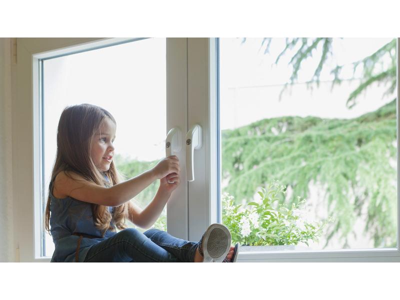 Abus Fenstergriff FG300, Abschliessbar Weiss