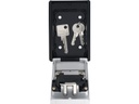 Abus Schlüsselschrank 787 LED B Wandmontage KeyGarage Silber