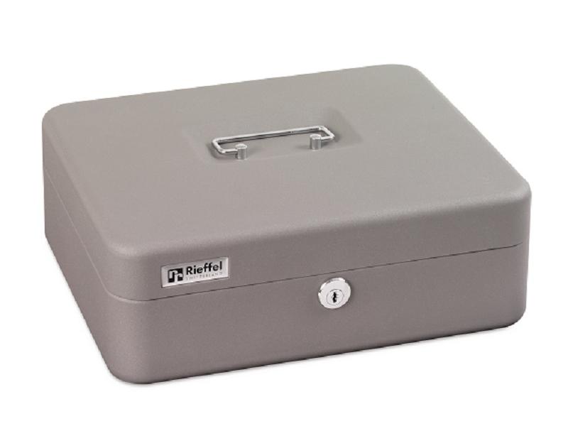 Robert Rieffel Geldkassette Moneta-Basic-Ch 106 x 300 x 242 mm, grau