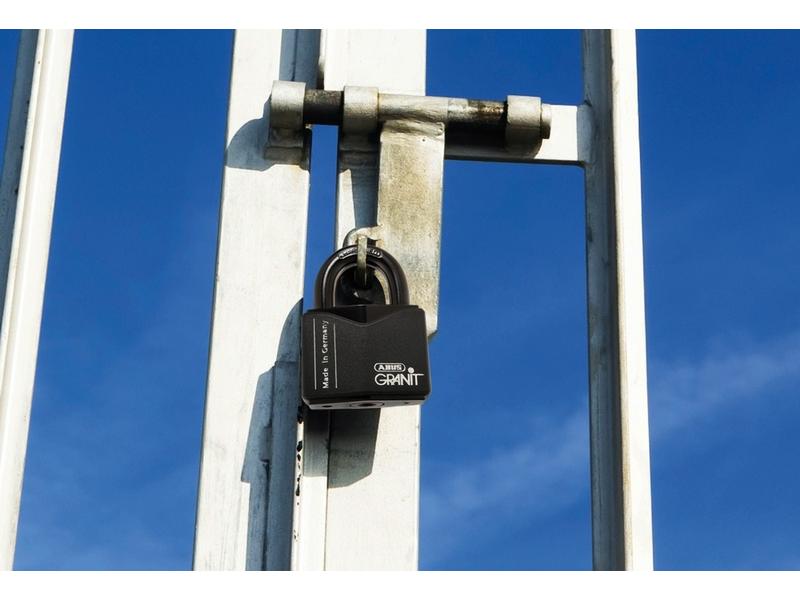 Abus Vorhängeschloss 37/55HB75 Schwarz Stahl