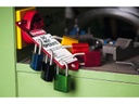 Abus Vorhängeschloss 72/40 Rot Aluminium