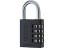 Abus Zahlenschloss 144/40 Schwarz