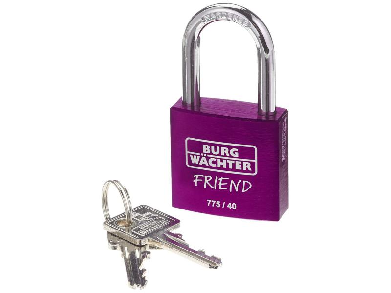 Burgwächter Vorhängeschloss Friend Violett
