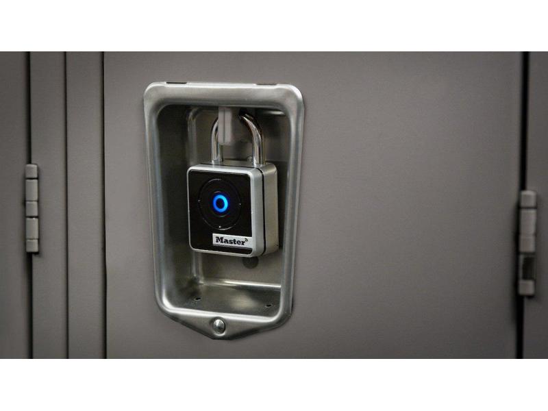 Masterlock Vorhängeschloss Bluetooth Schwarz/Silber