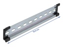 Delock Hutschiene  35 x 7,5 mm, 10 aus Stahl, mit Schlitzlöchern