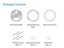 Ubiquiti Montagekit NANOHD-RCM-3 Low Profile Deckenmontage 3er Set