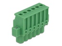 Delock Hutschiene  Terminalblock 6Pin, mit Schraubverriegelung
