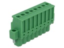 Delock Hutschiene  Terminalblock 8Pin, mit Schraubverriegelung