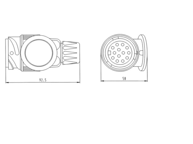 Südo Stecker 221019 13-polig
