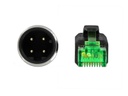 Delock Patchkabel M12-RJ45 SF/UTP, 2 m, 4 Pin D-kodiert PROFINET
