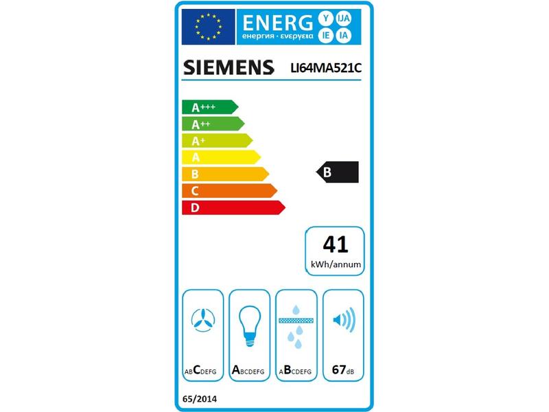 Siemens Flachschirmhaube LI64MA521C 3 Stufen