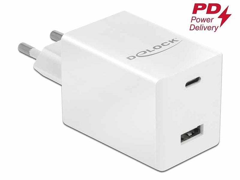 Delock USB-Wandladegerät 41448 USB-C PD 3.0 USB-A, 45W
