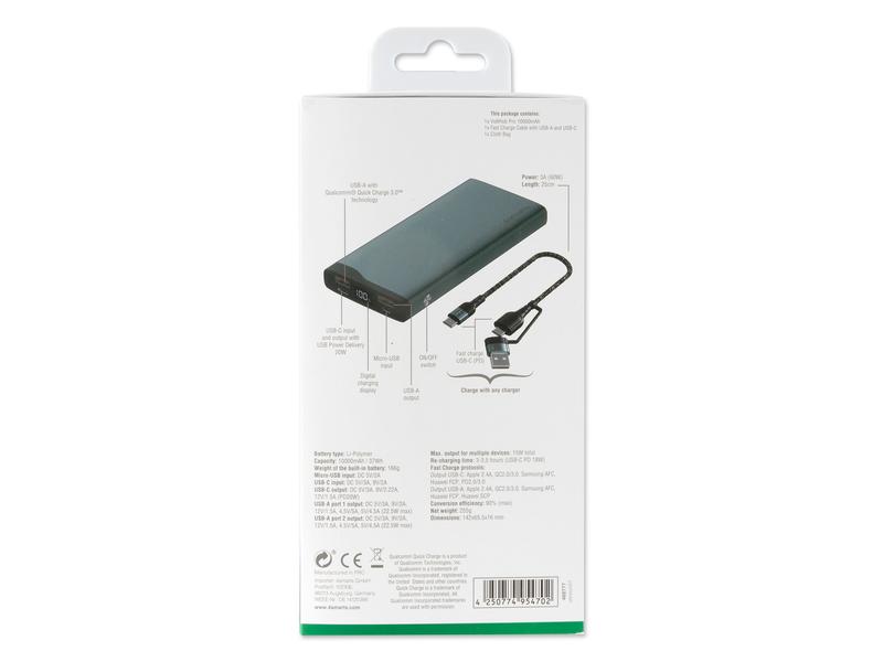 4smarts Powerbank VoltHub Pro 10000 mAh