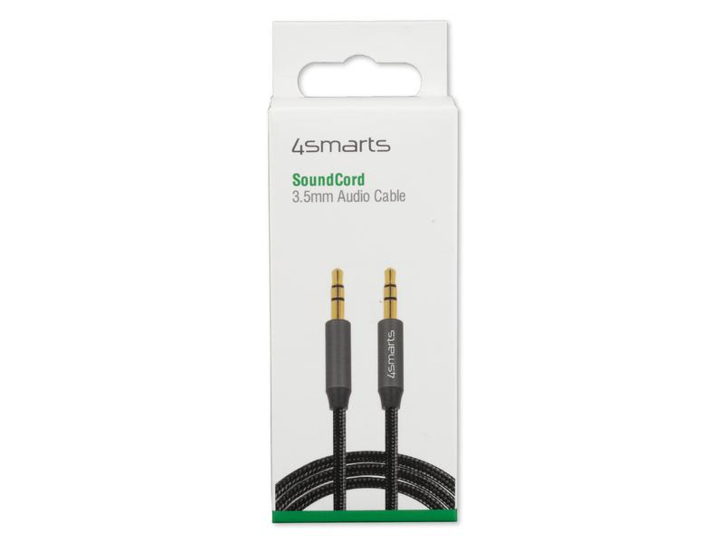 4smarts 3.5mm Audio Kabel 1m, schwarz