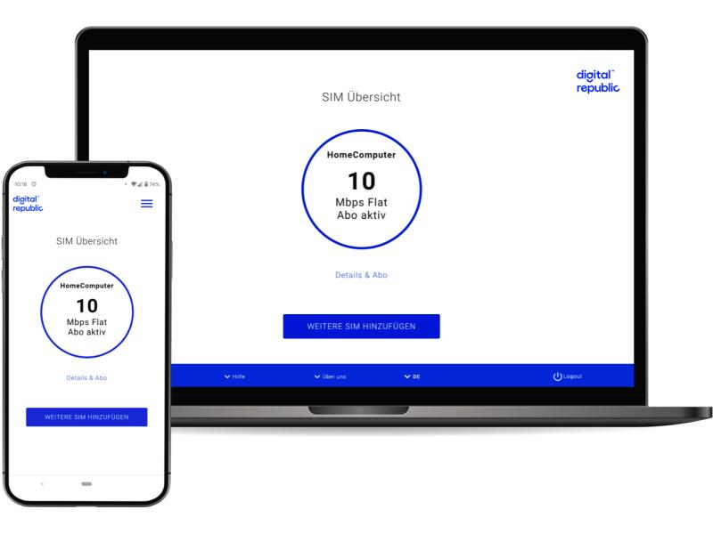 Digital Republic SIM-Karte Unlimitiert Internet für 365 Tage – High Speed
