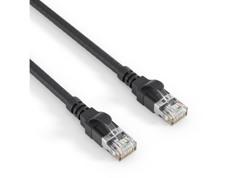 PureLink Patchkabel  Cat 6A, S/FTP, 0.5 m, Schwarz