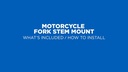 Quad Lock Halterung Fork Stem Mount