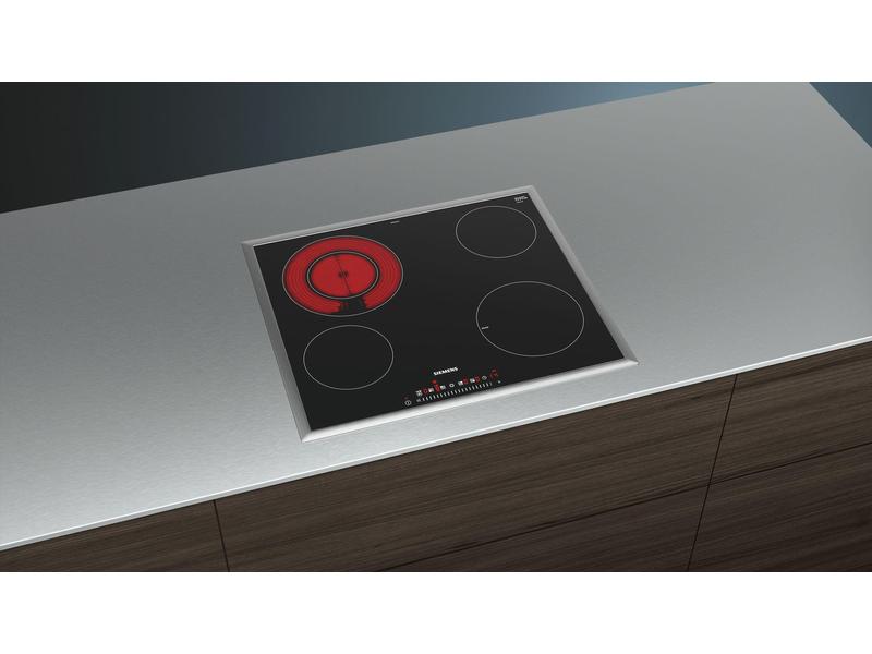 Siemens Glaskeramik-Kochfeld ET645FFP1C Flachrahmen-Design