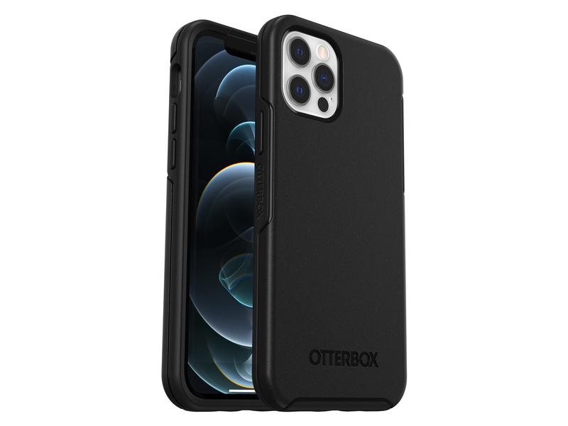 Otterbox Back Cover Symmetry+ MagSafe iPhone 12/12 Pro Schwarz