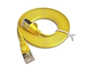 SLIM Slimpatchkabel  Cat 6, STP, 0.1 m, Gelb