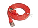 SLIM Slimpatchkabel  Cat 6, STP, 0.1 m, Rot