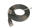 SLIM Slimpatchkabel  Cat 6, STP, 0.1 m, Schwarz