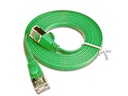 SLIM Slimpatchkabel  Cat 6, STP, 0.15 m, Grün