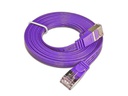 SLIM Slimpatchkabel  Cat 6, STP, 0.15 m, Violett