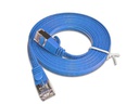 SLIM Slimpatchkabel  Cat 6, STP, 0.25 m, Blau