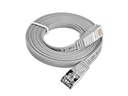 SLIM Slimpatchkabel  Cat 6, STP, 0.25 m, Grau