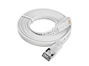 SLIM Slimpatchkabel  Cat 6, STP, 0.25 m, Weiss