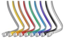 SLIM Slimpatchkabel  Cat 6, STP, 0.25 m, Weiss