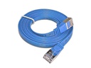 SLIM Slimpatchkabel  Cat 6, STP, 0.75 m, Blau
