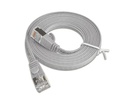 SLIM Slimpatchkabel  Cat 6, STP, 0.75 m, Grau