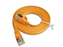 SLIM Slimpatchkabel  Cat 6, STP, 0.75 m, Orange