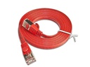 SLIM Slimpatchkabel  Cat 6, STP, 0.75 m, Rot