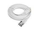 SLIM Slimpatchkabel  Cat 6, STP, 0.75 m, Weiss